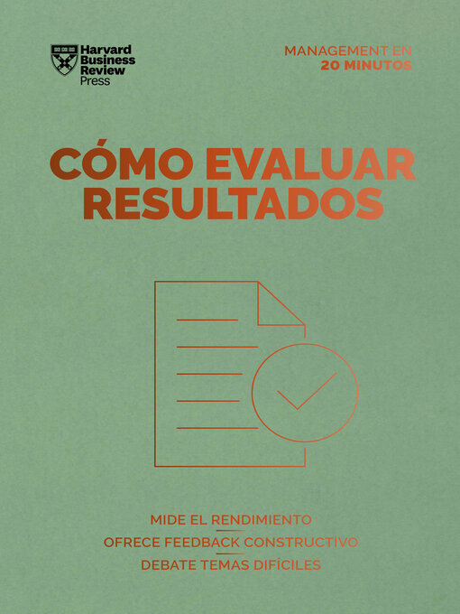 Title details for Cómo evaluar resultados by Harvard Business Review - Available